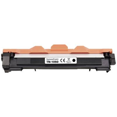 A black TN-1050 toner with an orange cover, intended for replacement in specific printer models.