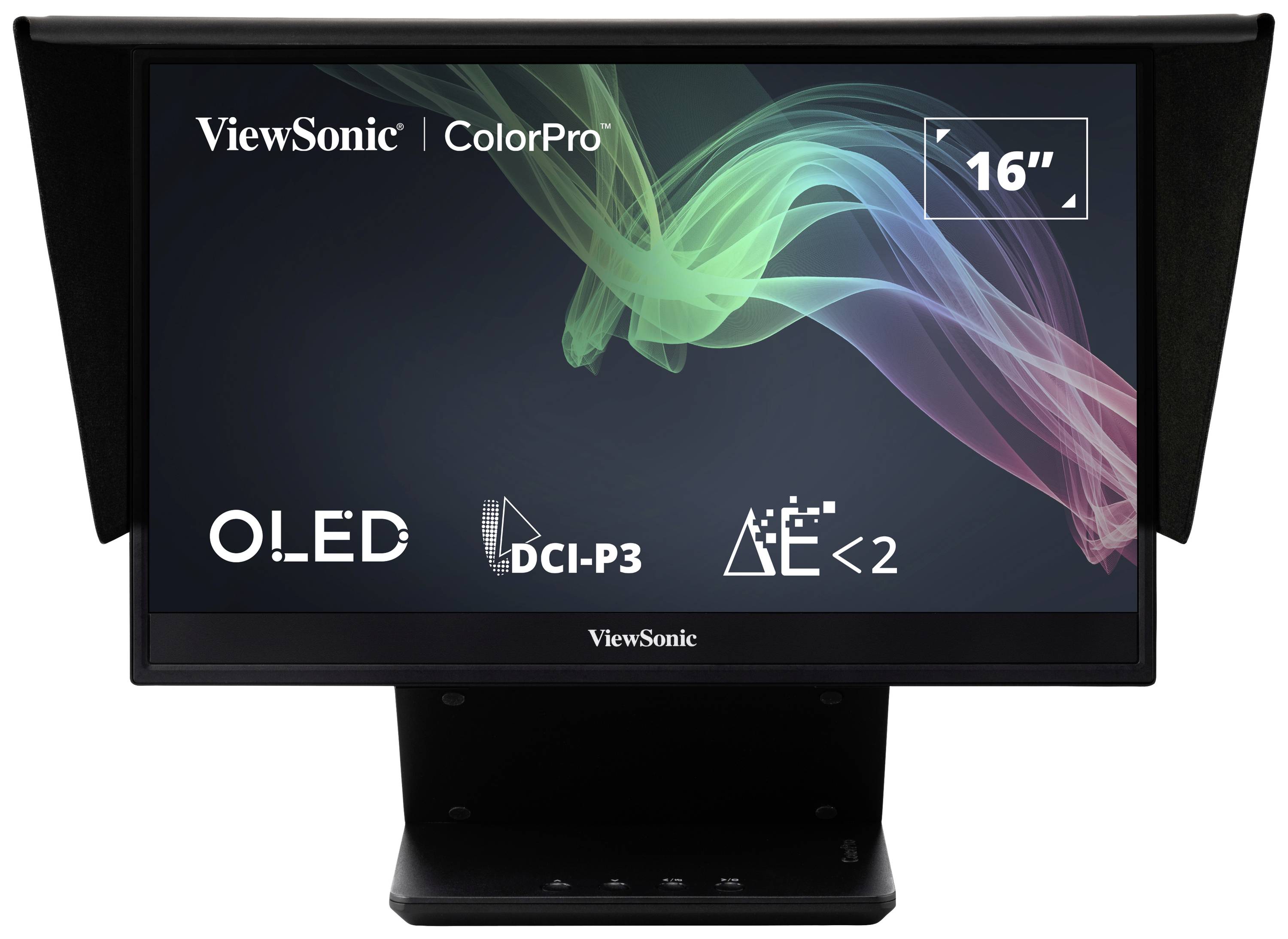 Viewsonic VP16-OLED LED EEC B (A - G) 40.6 cm (16 inch) 1920 x 1080 p 16:9 1 ms Micro HDMI™, USB C® OLED-8