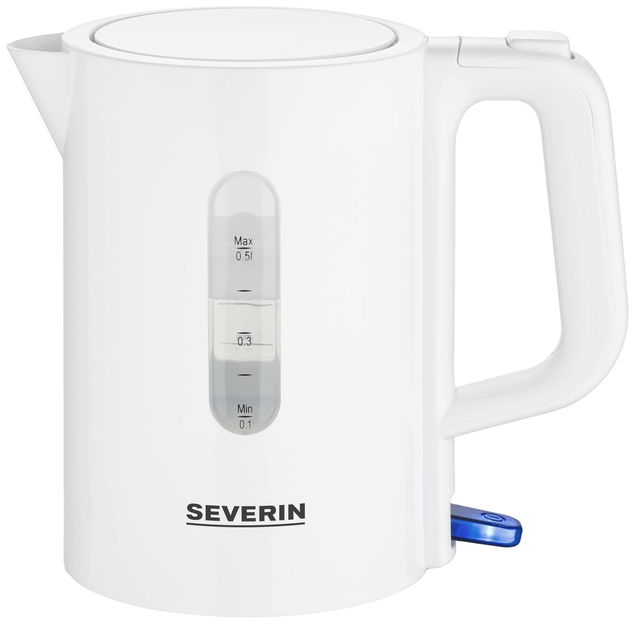Severin WK 3462 Kettle cordless, Overheat protection, BPA-free White Capacity: 0.5 l