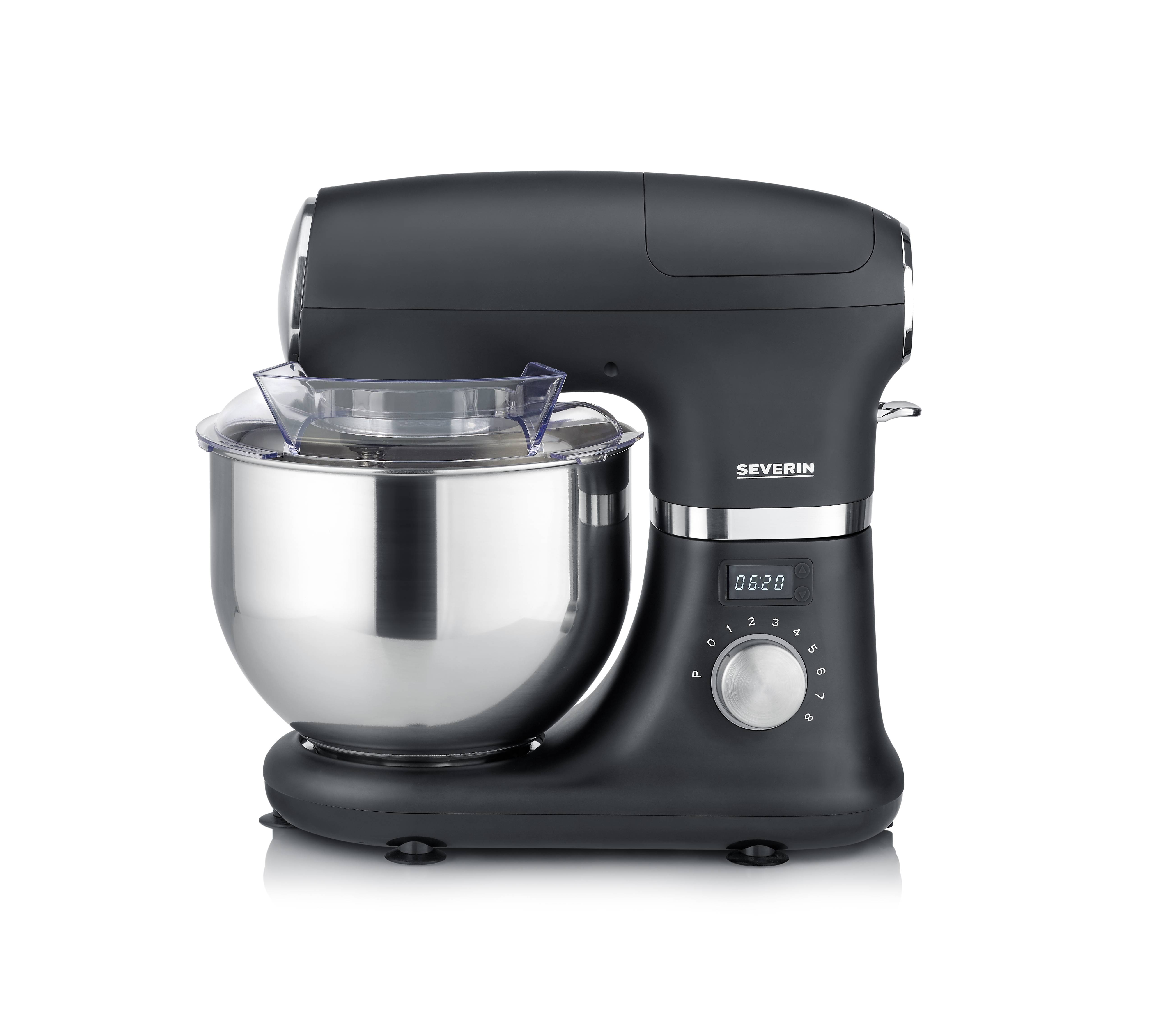 Severin KM 3897 Food processor 1000 W Stainless steel, Black (matt