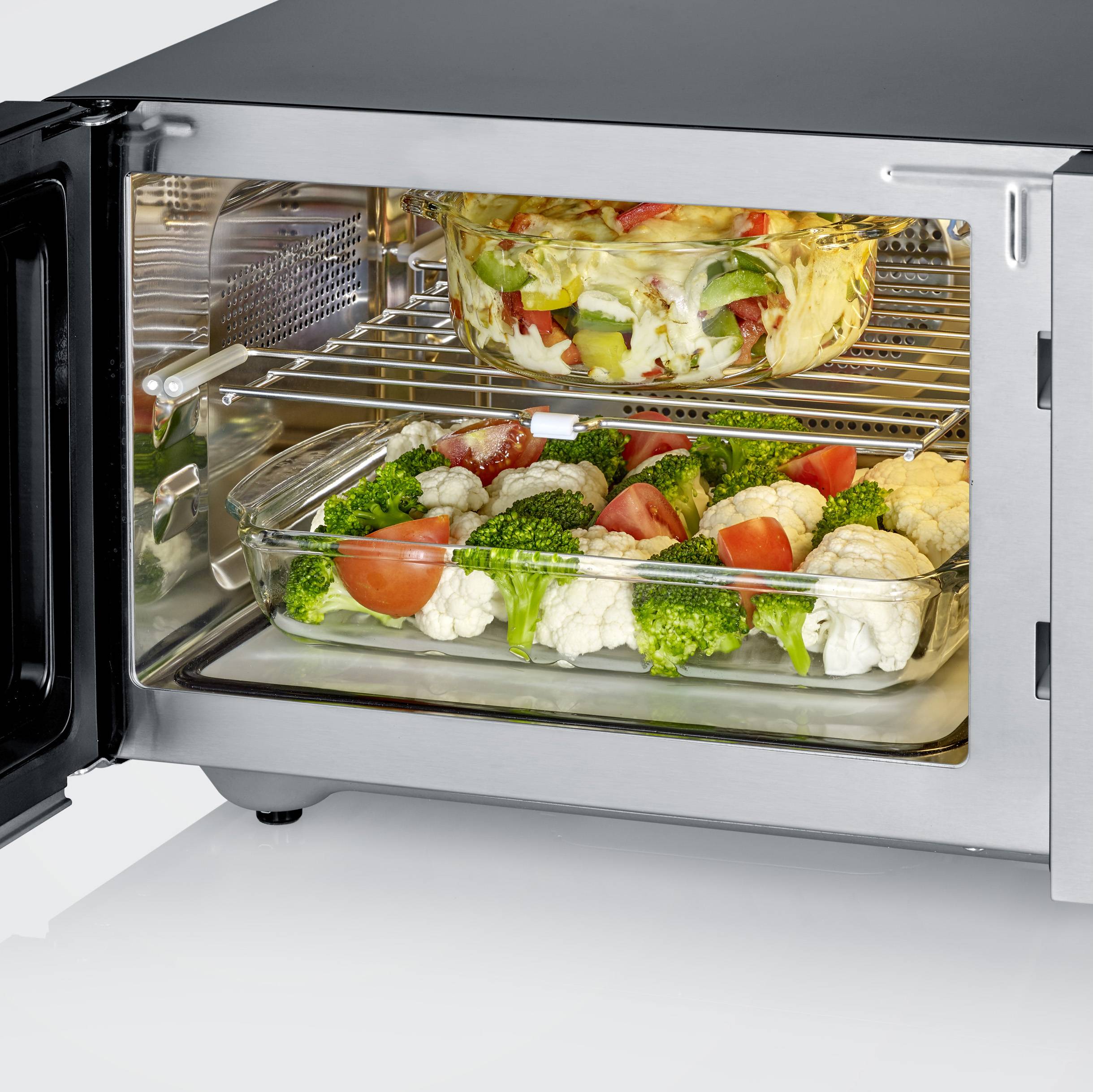 Buy Severin MW 7777 Microwave Stainless Steel, Black (matt) 900 W Grill ...