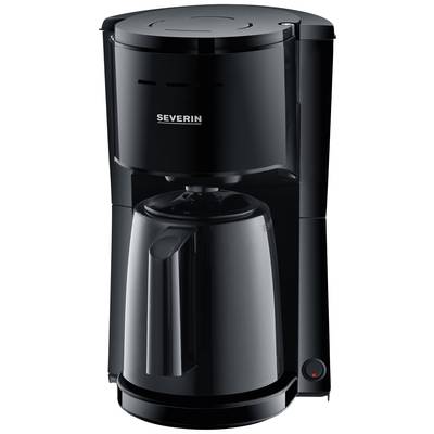 Severin KA 9306 Coffee maker Black  Cup volume=8 Thermal jug, incl. filter coffee maker