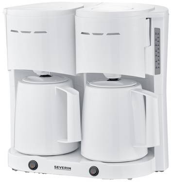 Severin KA 9314 Coffee maker White Cup volume=16 Thermal jug