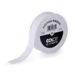 Colop e-mark cotton Ribbon 25 mm x 25 lfm white