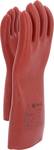 Electrician's protective glove with mechanical and thermal protection, size 12, class 0, red