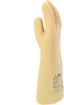 Electrician's protective glove with protective insulation, size 10, class 4, white