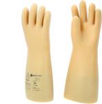 Electrician's protective glove with protective insulation, size 10, class 4, white