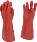 Electrician's protective glove with mechanical protection, size 10, class 2, red