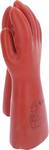 Electrician's protective glove with mechanical protection, size 10, class 2, red