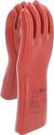 Electrician's protective glove with mechanical protection, size 12, class 1, red