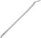 A long, curved crowbar with two differently curved ends, typically made of metal, is used for levering work.