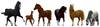 NOCH Z Horses Assembled