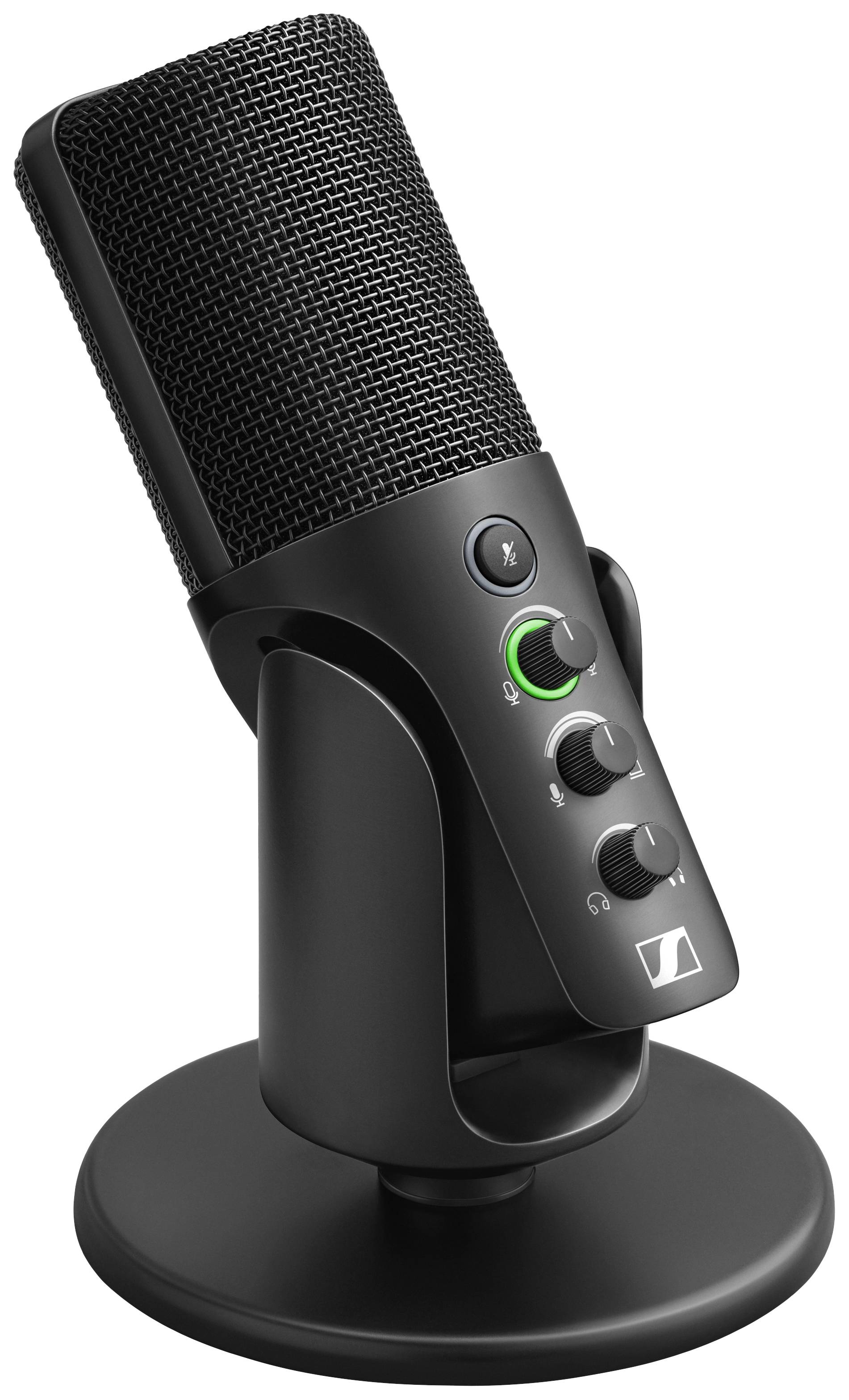 Sennheiser Profile Stand USB microphone Transfer type (details):USB Switch, Stand, incl. cable USB C®, Audio stereo (3.5 mm jack) USB