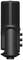 A black USB microphone with multiple controls on the side, suitable for audio recordings or podcasts, on a white background.
