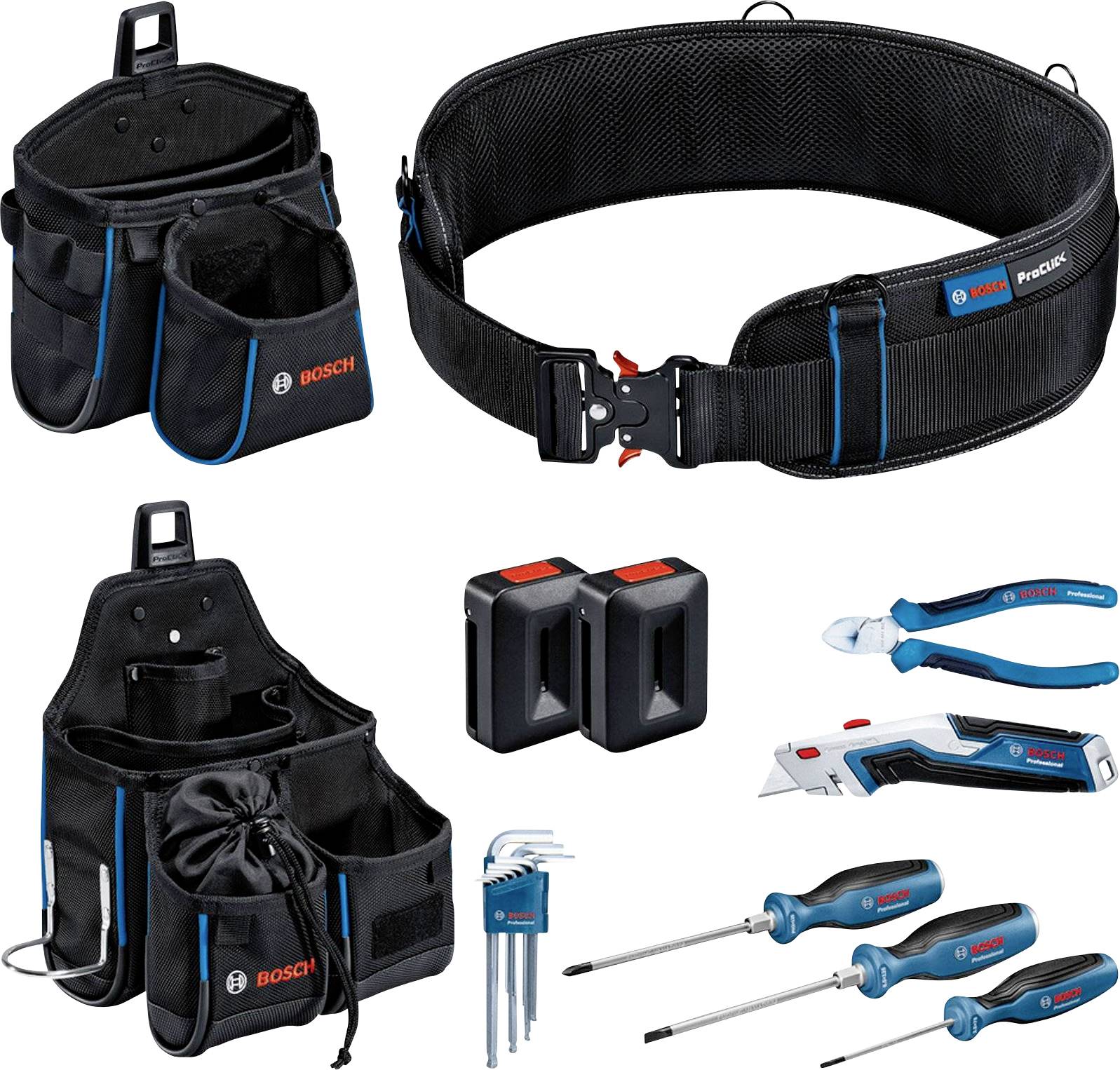 Bosch Professional 1600A02H5C Trades person, DIYers, Automotive, Electrical contractor, Sanitary, Professionals Tool bag (+ tools)