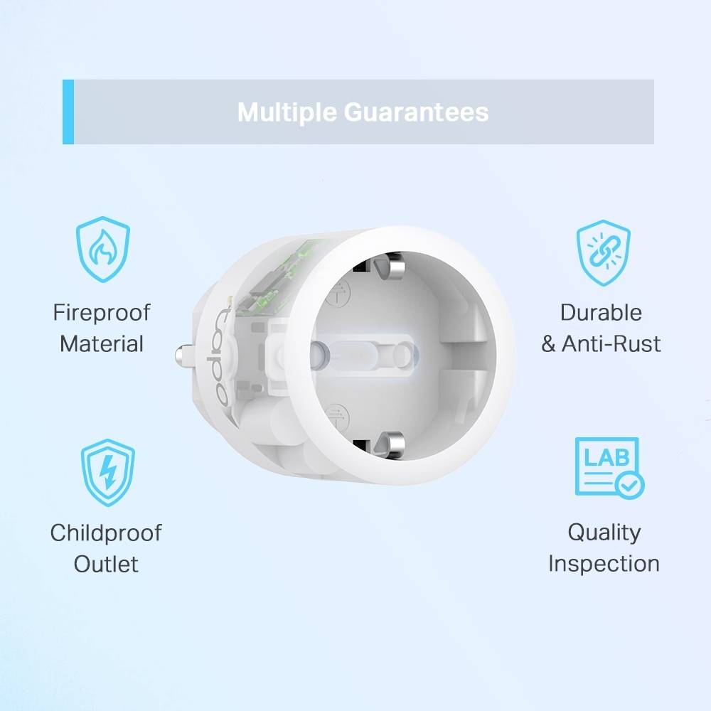 TP-LINK Tapo P115(1-pack) Tapo P115(1-pack) Wi-Fi Smart Wi-Fi socket Test function 1-piece Indoors 3680 W-4