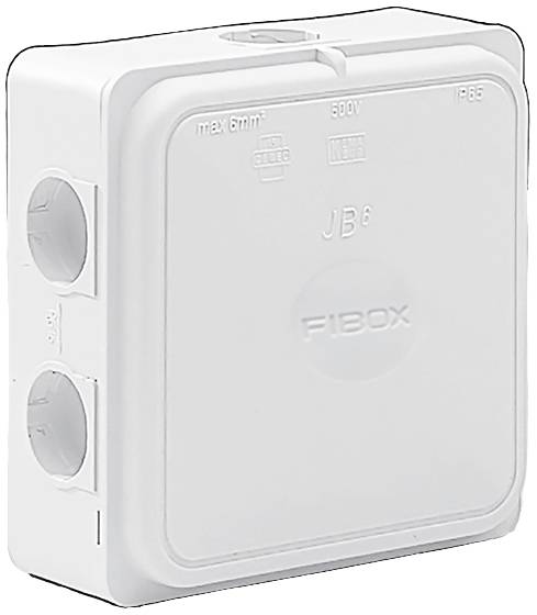 Fibox 8600673 Junction box (L x W x H) 110 x 110 x 49 mm White IP65 1 pc(s)
