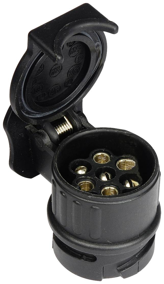 HP Autozubehoer 28647 Trailer adapter [7-pin plug - 13-pin socket] Plastic