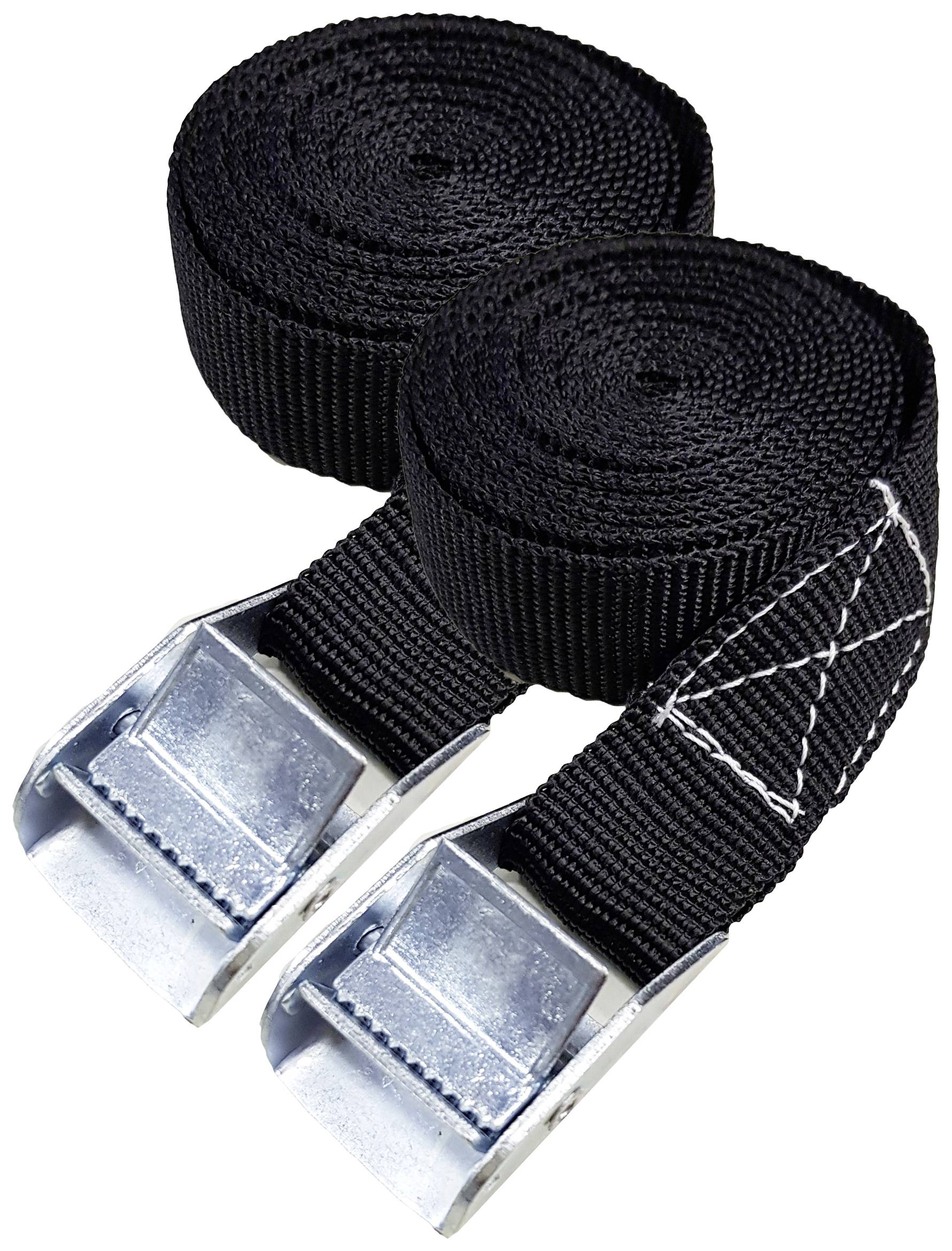 HP Autozubehoer 12228 Buckle strap Low lashing capacity (single/direct)=250 daN (L x W x H) 250 x 0.25 x 2 cm Toggle latch