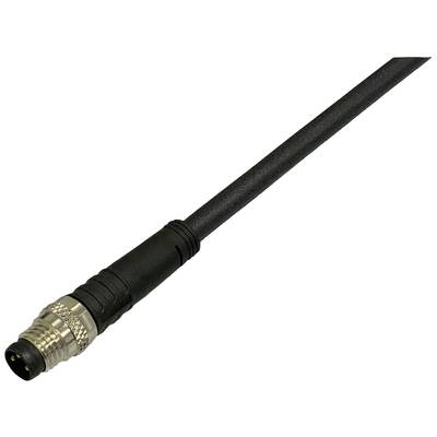 BKL Electronic 2700020 Sensor/actuator cable M8 Plug, straight 10 m No. of pins (RJ): 3 1 pc(s)