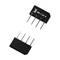 Rectifier diodes on a white background with the label 'BR-1.5A-A', positive and negative poles are marked.