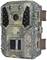 Wildlife camera with camouflage pattern, infrared LEDs and sensors, suitable for night-time recordings in nature monitoring.