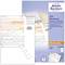 Letterhead for SEPA bank transfers, compatible with Microsoft Office, suitable for all printers, showing design and text fields for bank transfers.