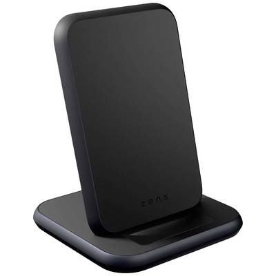 ZENS Wireless charger  Aluminium Series Stand Wireless Charger ZESC15B/00 Outputs Inductive charging standard, USB Black