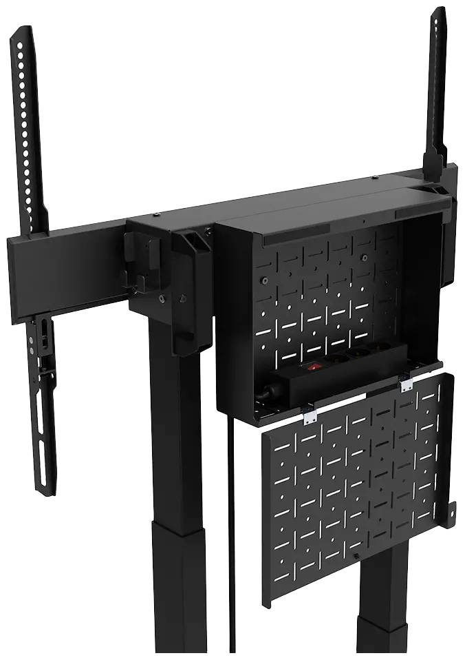 Neomounts FL55-875BL1 TV trolley 139,7 cm (55") - 254,0 cm (100") Height-adjustable, Motorised Remote control-4