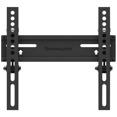 Wall mount for flat screens in black, model 'Neomounts'. Shows mounting slots and adjustable brackets.