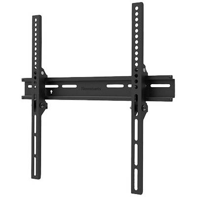 Wall mount for television, black, suitable for flat screens. Adjustable mounting holes for flexible positioning.