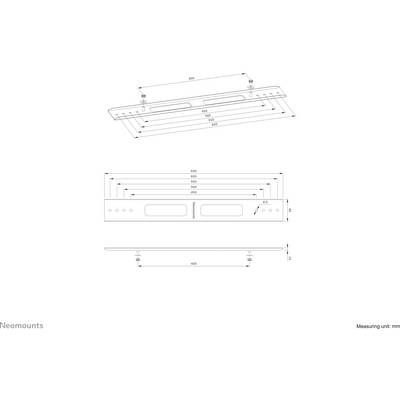 'Drawing of a multi-hole pattern adapter with dimensions. Top, front, and side view with important measurements.'