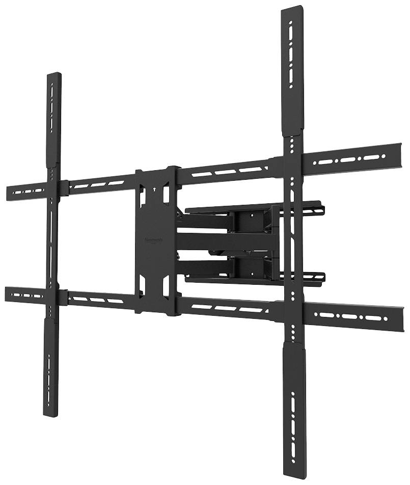 Swivel TV Wall Mount in Black Metal. Suitable for flexibly mounting large televisions on the wall.