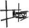 Wall mount for television with adjustable arms, suitable for various screen sizes, offers flexible positioning options.