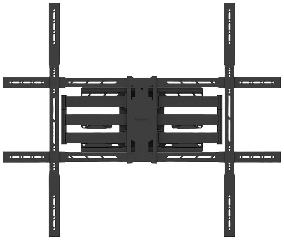 Wall mount for large televisions or monitors, with extendable arms for flexible positioning.