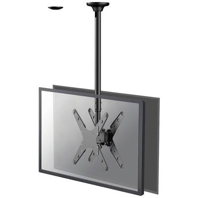 Ceiling mount for flat-screen televisions, height-adjustable, rotating. Suitable for large screens in offices or conference rooms.