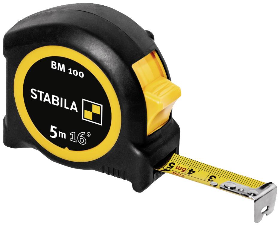 Stabila BM 100 cm+inch 19567 Tape measure 5 m Acrylonitrile butadiene styrene
