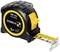 Black and yellow measuring tape with 'STABILA' printed on it, extended length showing 5 metres.