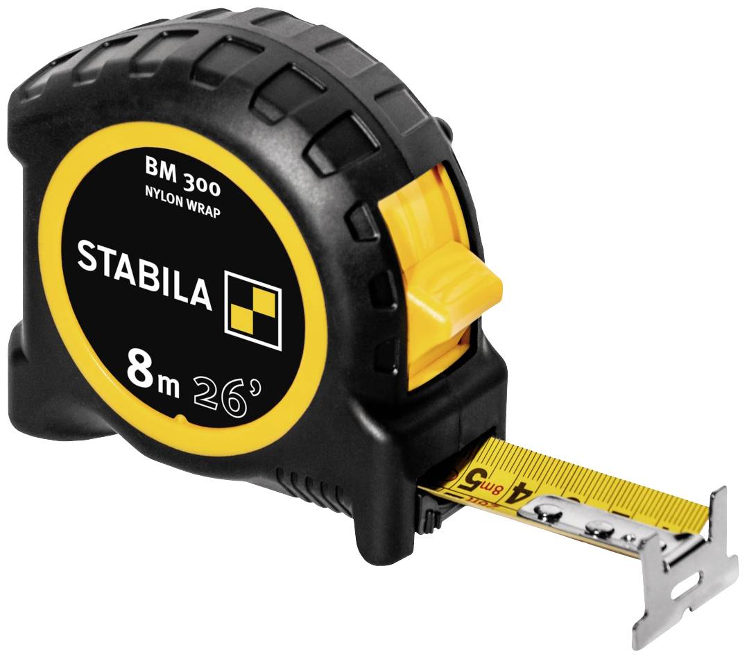 Stabila BM 300cm+inch 19573 Tape measure 8 m ABS-PC