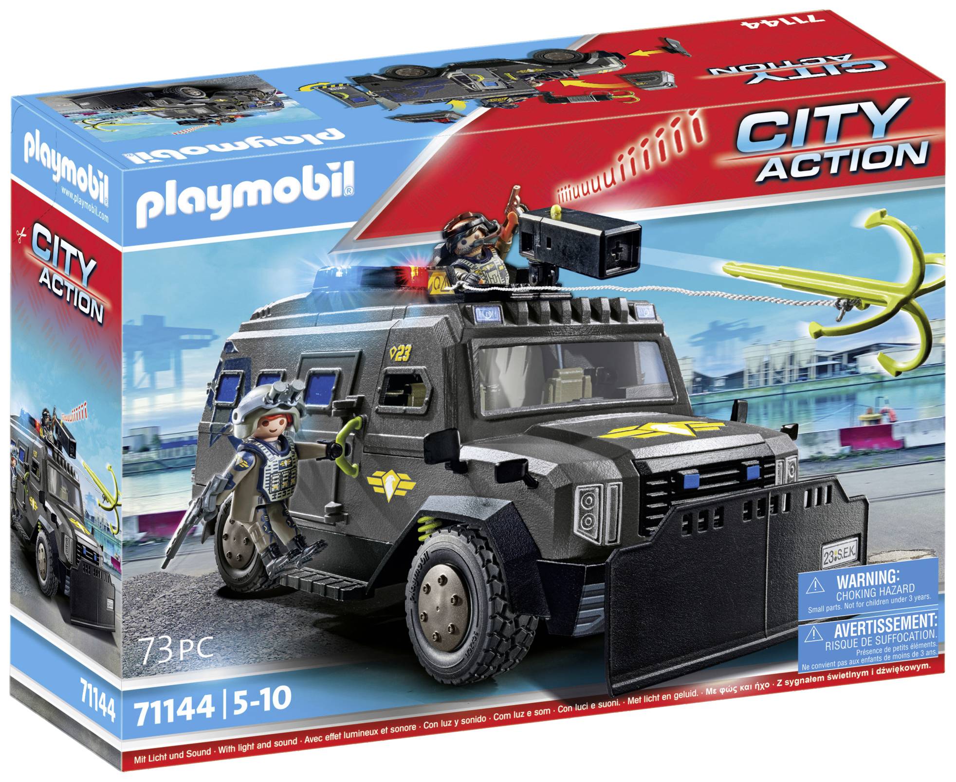 Playmobil® City Action SWAT all-terrain vehicle 71144