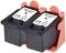 Two black printer cartridges with the print 'Replaces PG-540' and 'Replaces CL-541', in a red holder, suitable for Canon printers.