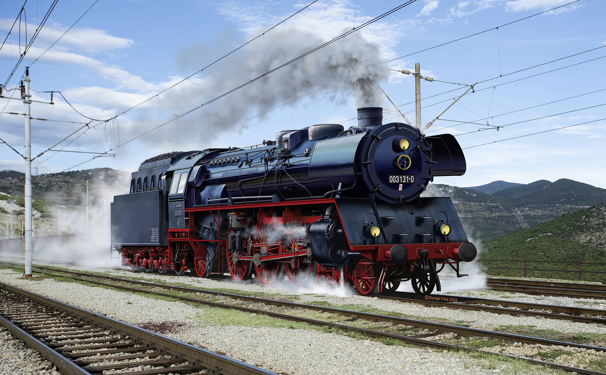 Buy Revell 02166 Schnellzuglokomotive BR03 Train engine assembly