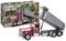 Kit for a Revell Kenworth W-900 tipper lorry. Contains a detailed model with tipping load bed. Packaging depicts the lorry in a woodland setting.