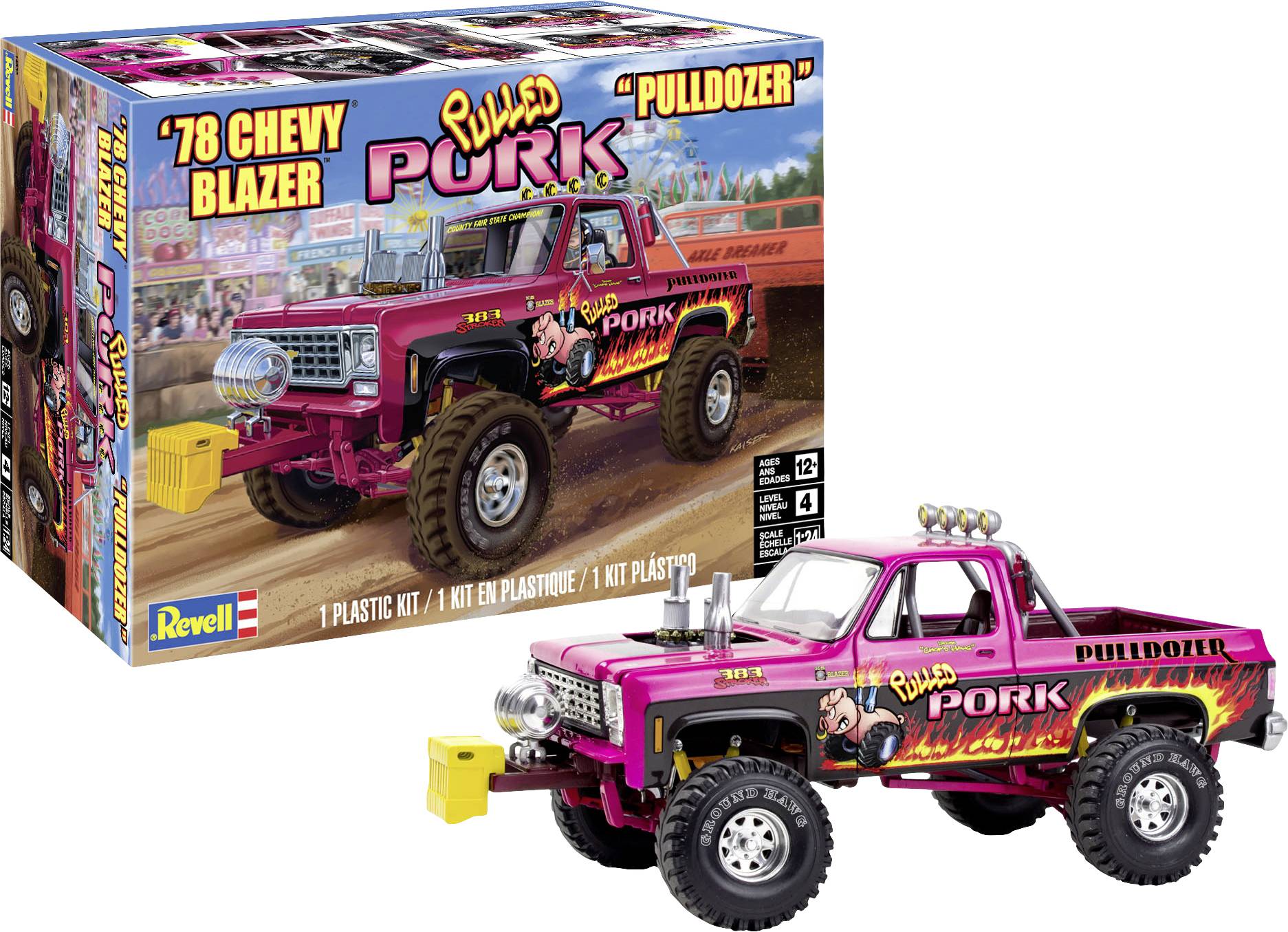 Revell 14532 1978 Chevy Blazer Pulldozer Model car assembly kit 1:24