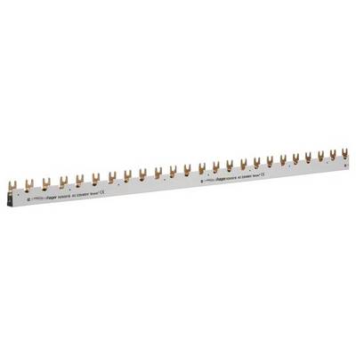 A multi-terminal copper busbar connector for electrical connection and distribution.