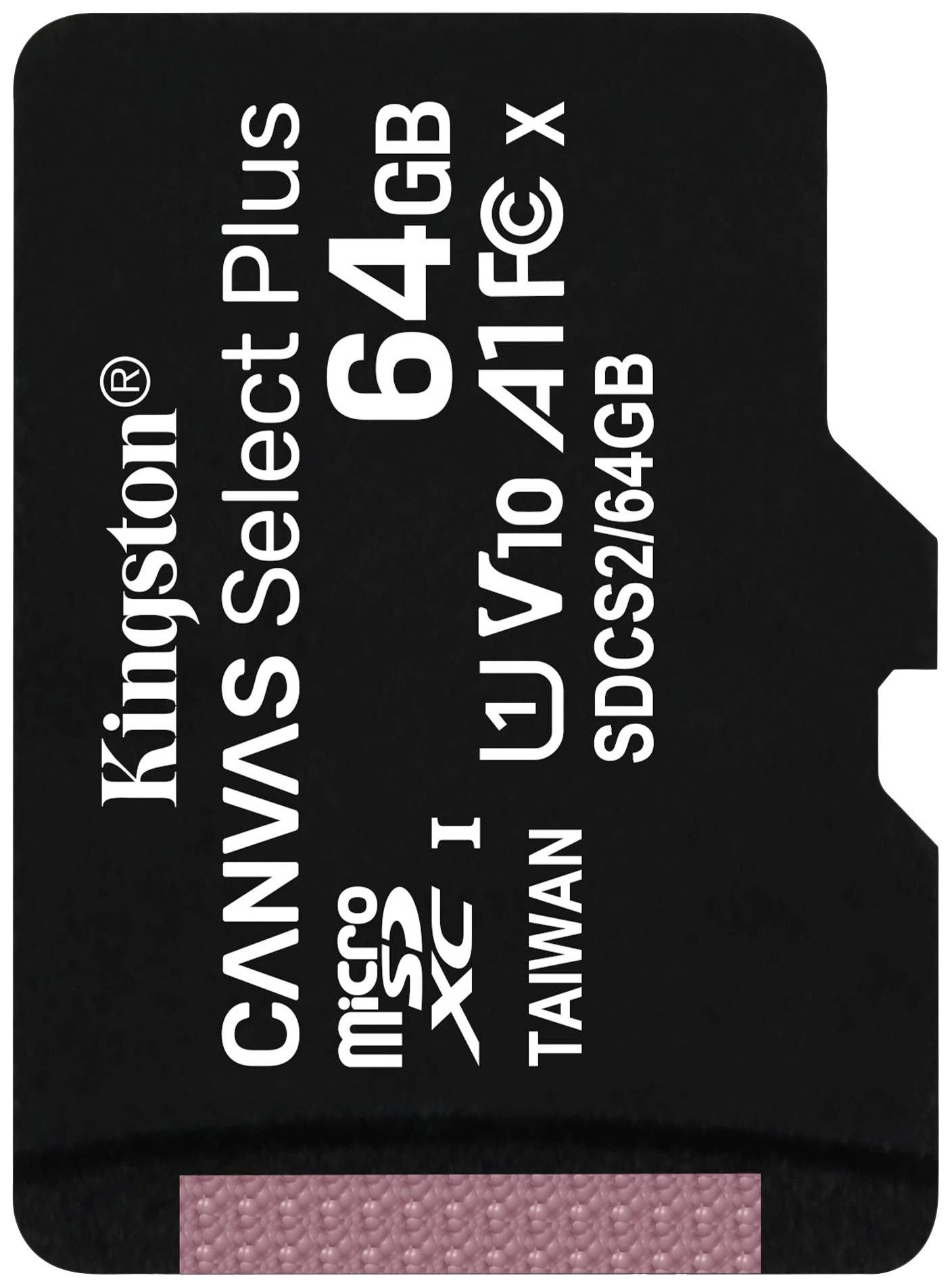 Kingston Canvas Select Plus microSDXC card 64 GB Class 10 UHS-I