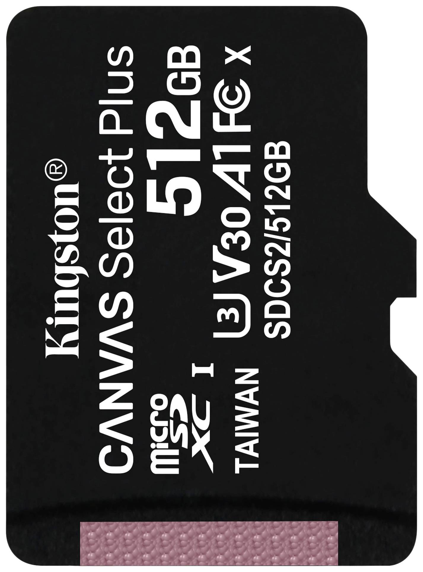 Kingston Canvas Select Plus microSDXC card 512 GB Class 10 UHS-I