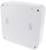 A rectangular, white plastic housing with rounded corners and four screw holes, likely designed for wall mounting.