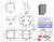 'CAD drawing of a rectangular enclosure: Multiple views with detailed dimensions in millimetres; manufacturer Hammond Manufacturing.'