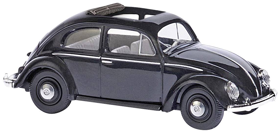 Busch 52942 H0 Car Volkswagen Beetle pretzel window black